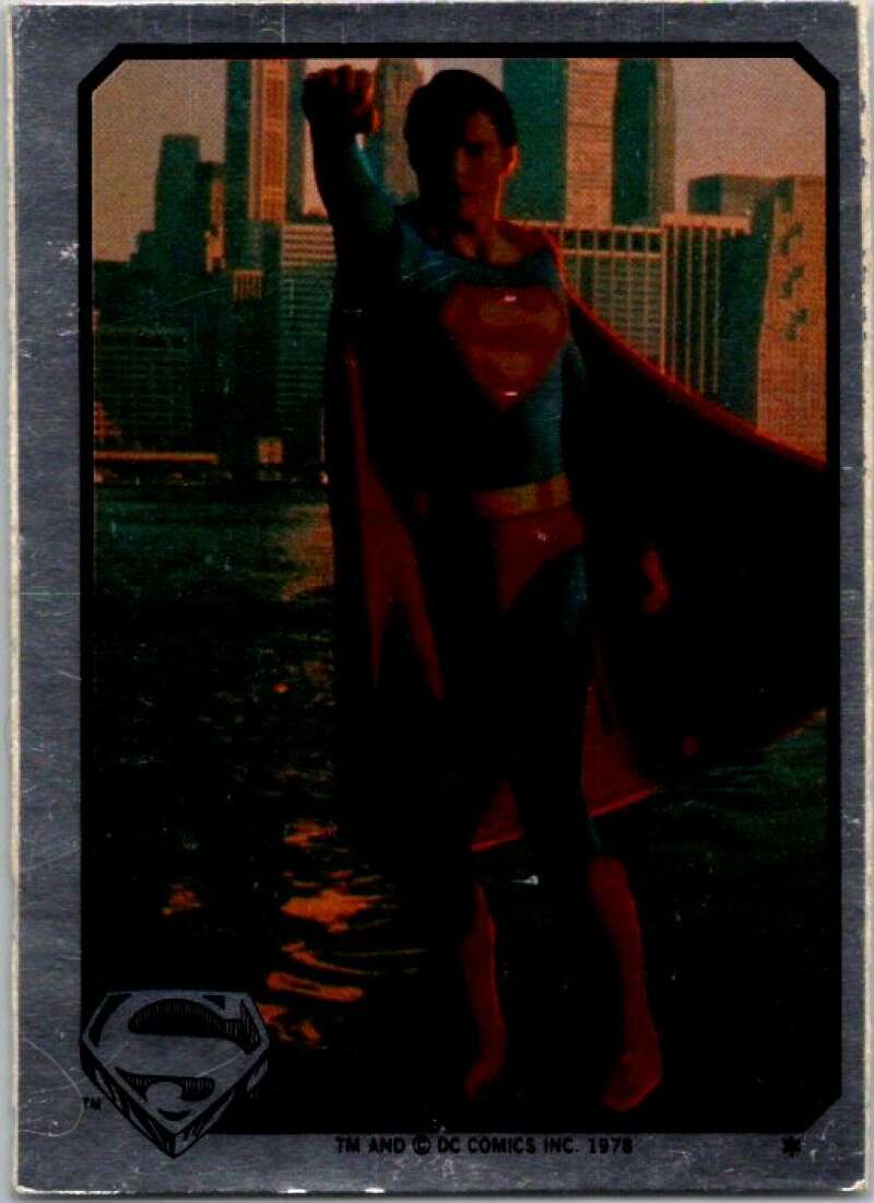 1978 Topps Superman Foil Stickers #FS-2 Fist Forward   V44134