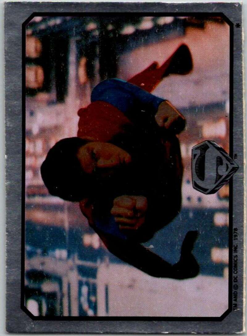 1978 Topps Superman Foil Stickers #FS-3 Flying Forward   V44135