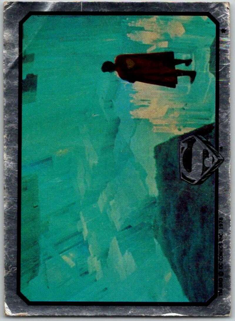 1978 Topps Superman Foil Stickers #FS-11 Fortress of Solitude   V44154