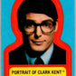 1978 Topps Superman Stickers #S-2 Portrait of Clark Kent   V44157