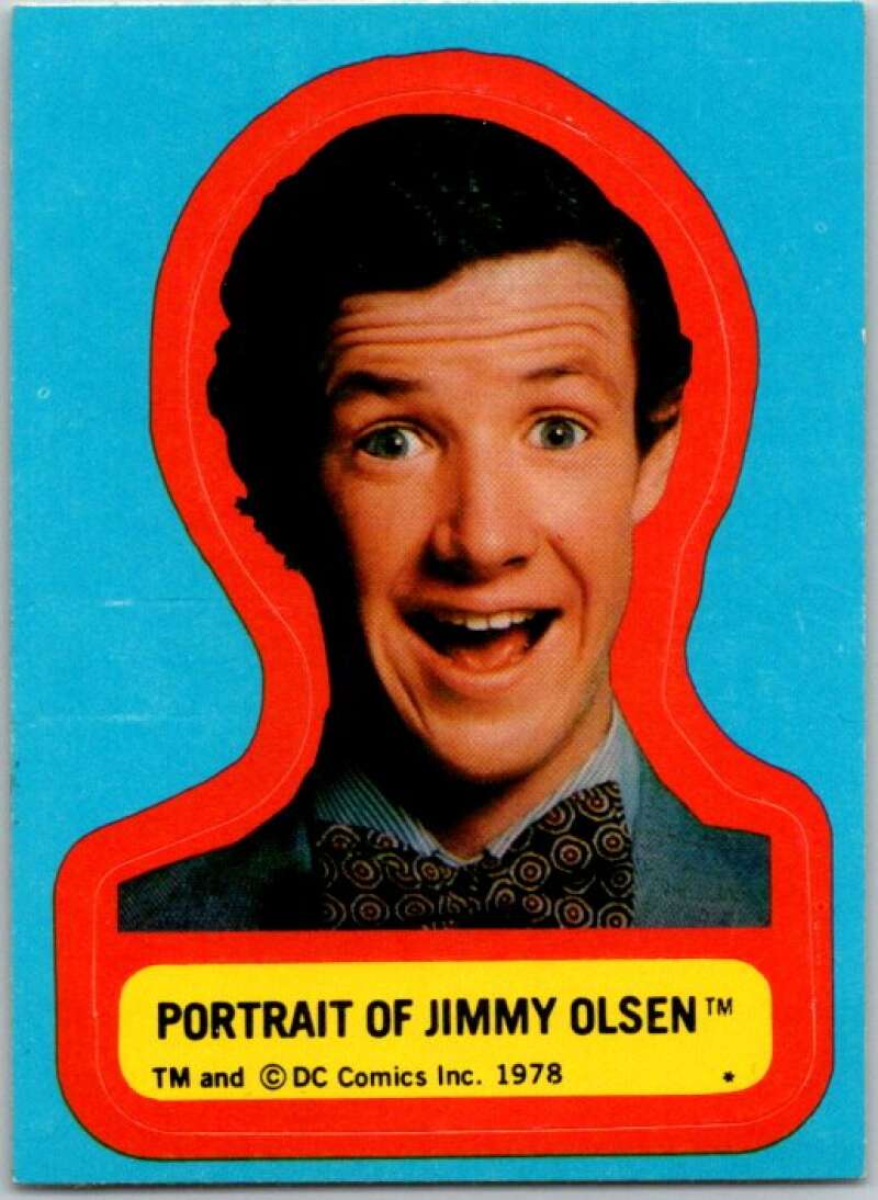 1978 Topps Superman Stickers #S-3 Portrait of Jimmy Olsen   V44160