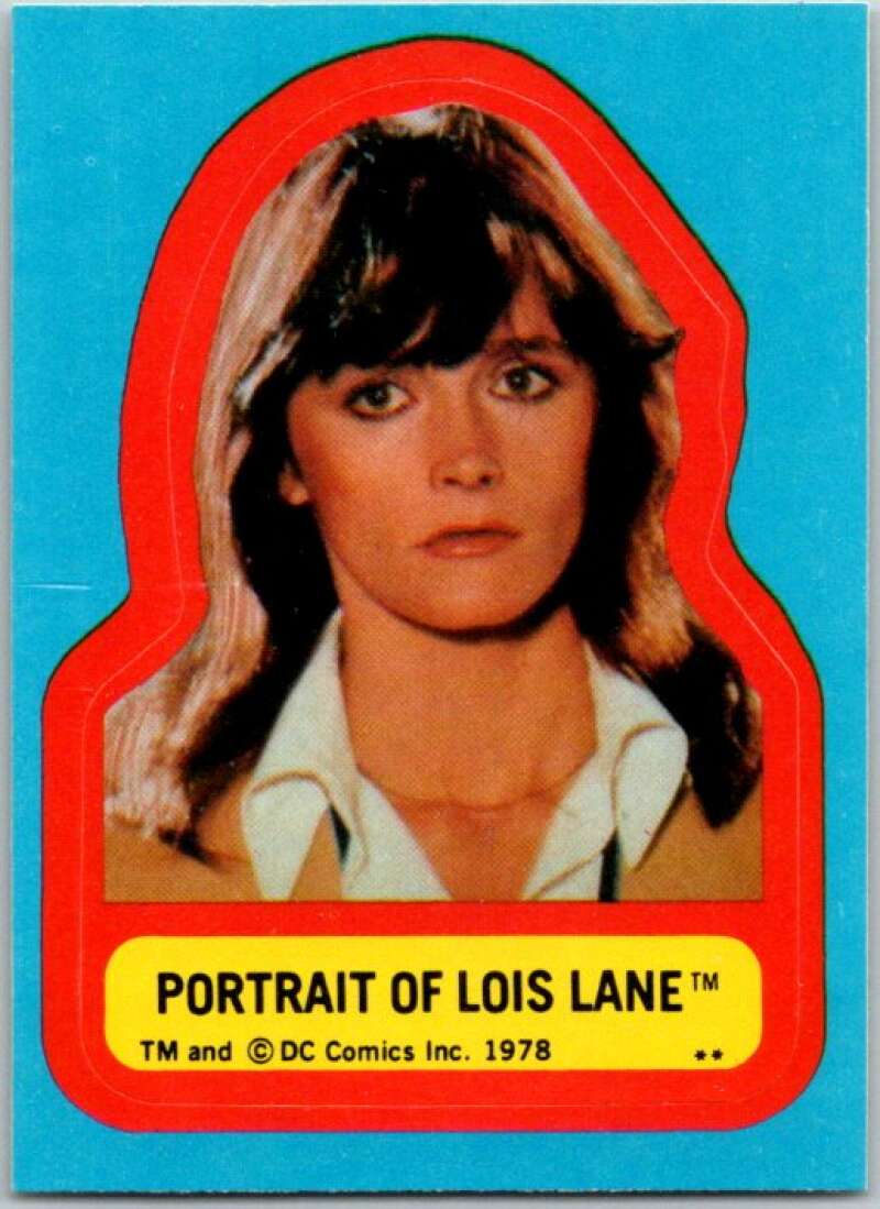 1978 Topps Superman Stickers #S-4 Portrait of Lois Lane   V44161