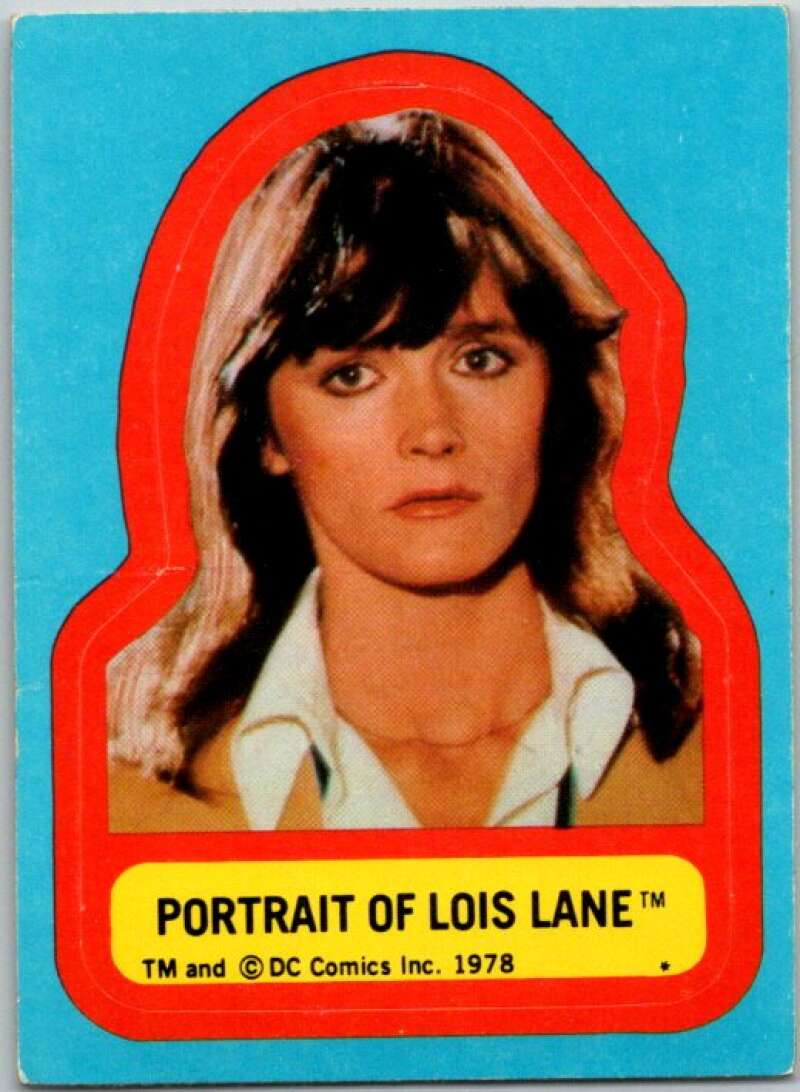 1978 Topps Superman Stickers #S-4 Portrait of Lois Lane   V44162
