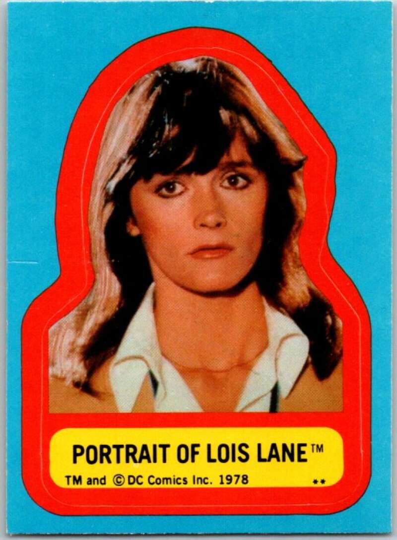 1978 Topps Superman Stickers #S-4 Portrait of Lois Lane   V44164