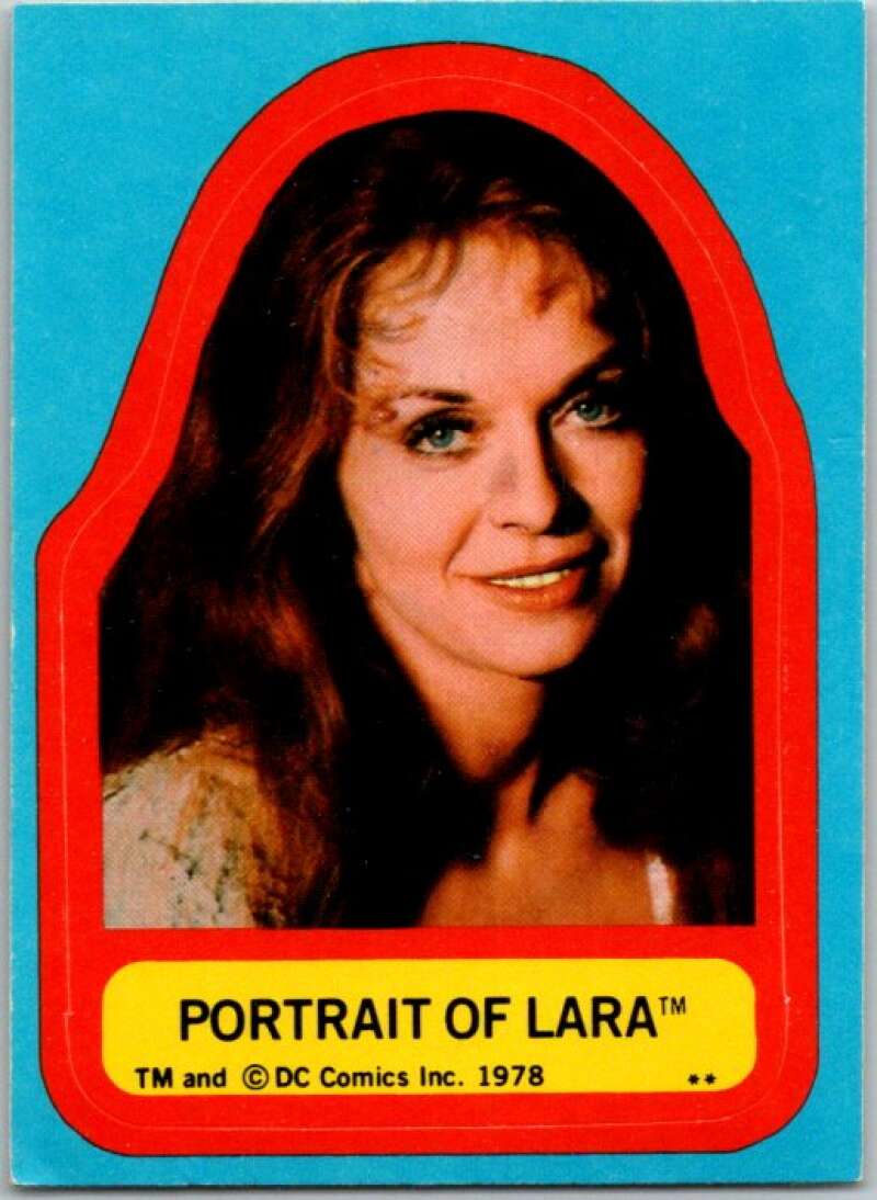1978 Topps Superman Stickers #S-5 Portrait of Lara   V44165