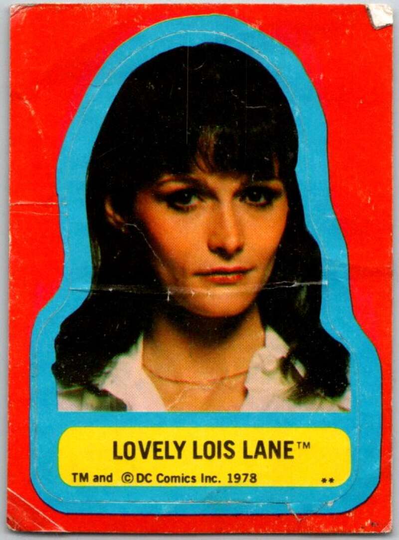1978 Topps Superman Stickers #S-9 Lovely Lois Lane   V44174