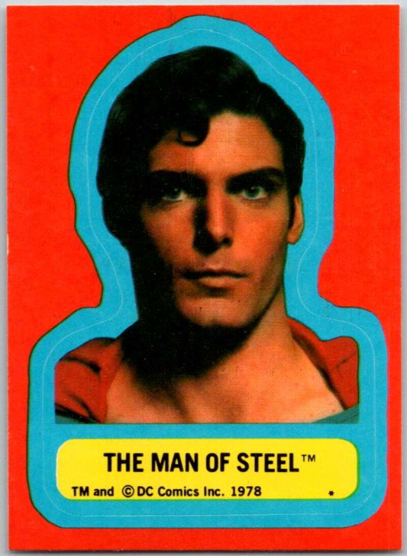 1978 Topps Superman Stickers #S-10 The Man of Steel   V44175