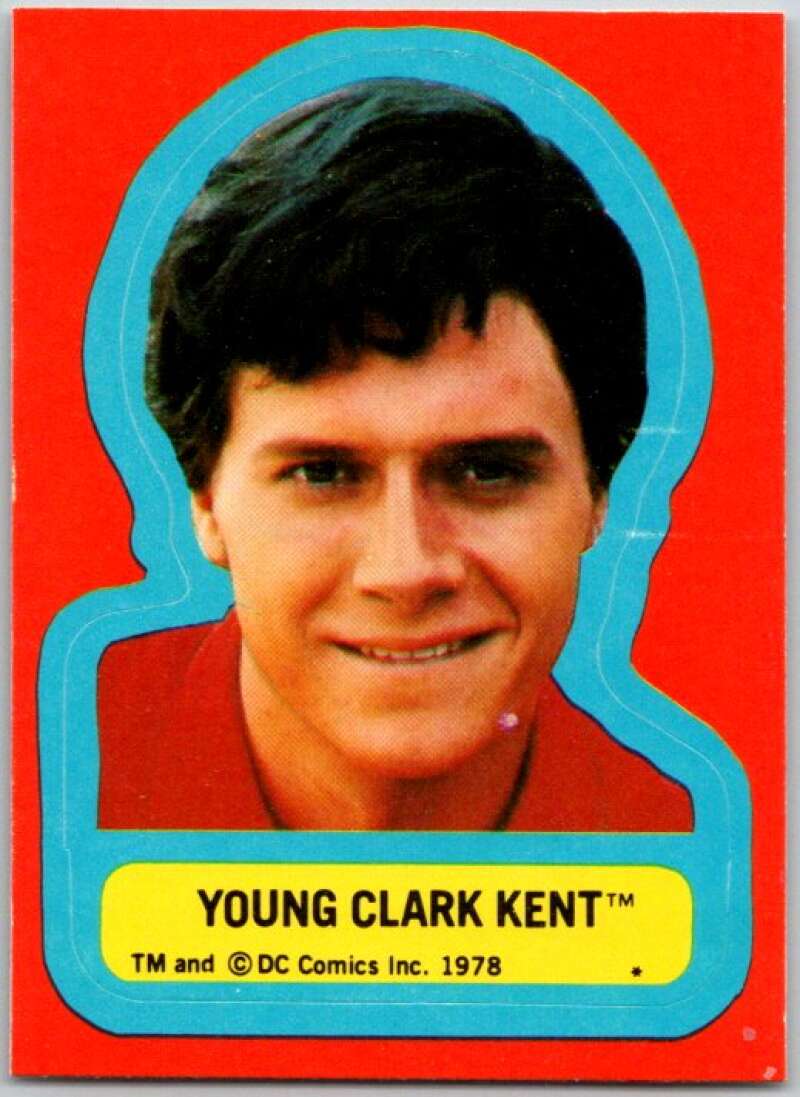 1978 Topps Superman Stickers #S-12 Young Clark Kent   V44177