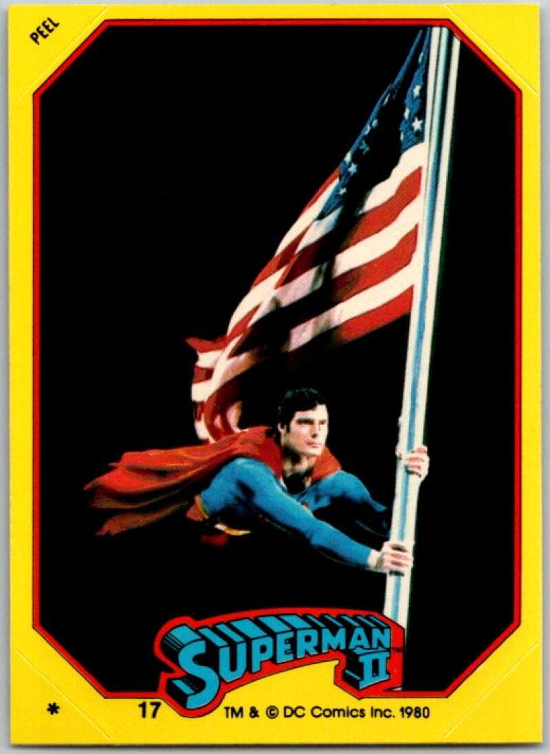 1980 Topps Superman II Stickers #17 Flagpole   V44183