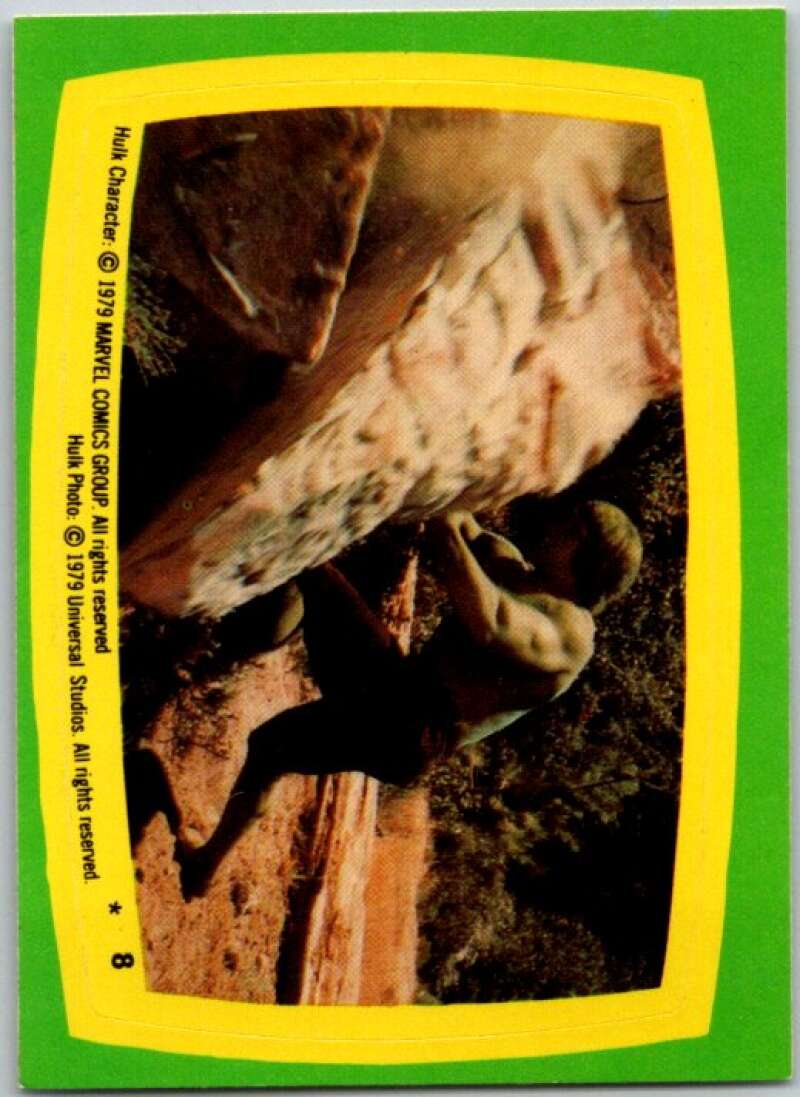 1979 Topps Incredible Hulk Stickers #8 Mightiest Creature on Earth   V44191