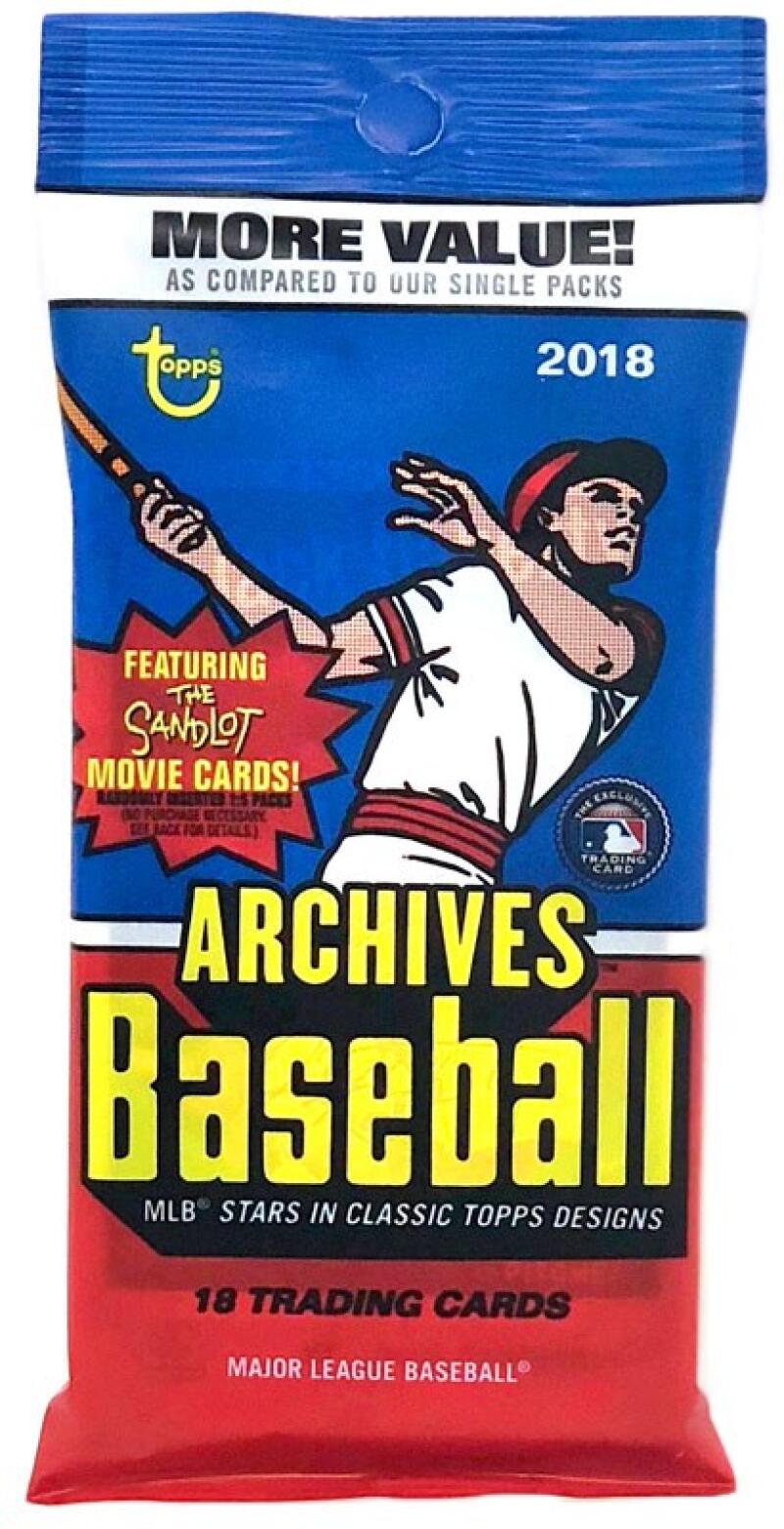 2018 Topps Archives MLB Baseball Cards Fat Pack