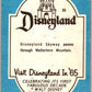 1965 Disneyland Blue Backs #35 Disneyland Skyway  V44198