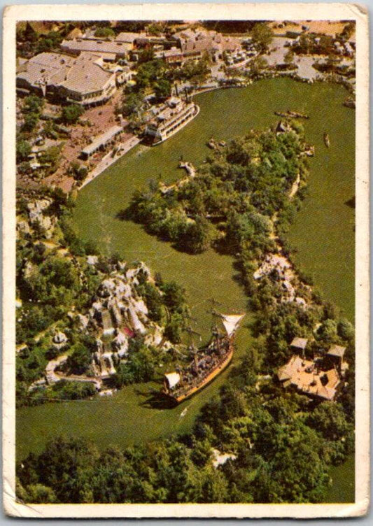 1965 Disneyland Blue Backs #43 An Aerial View  V44203
