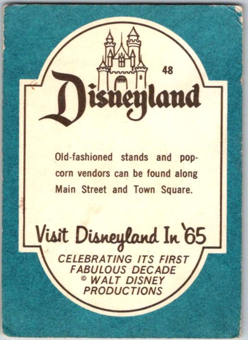 1965 Disneyland Blue Backs #48 Old Fashioned stands   V44204