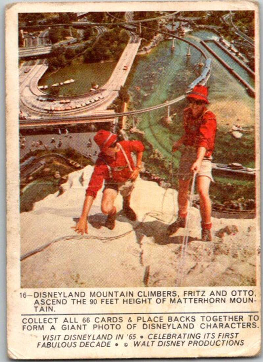1965 Disneyland #16 Disneyland Mountain Climbers  V44213