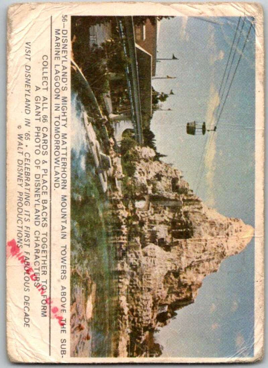 1965 Disneyland #56 Ddisneyland's Mighty Matterhorn Mountain  V44219