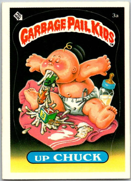 1985 Topps Garbage Pail Kids Series 1 #3a Up Chuck   V44271