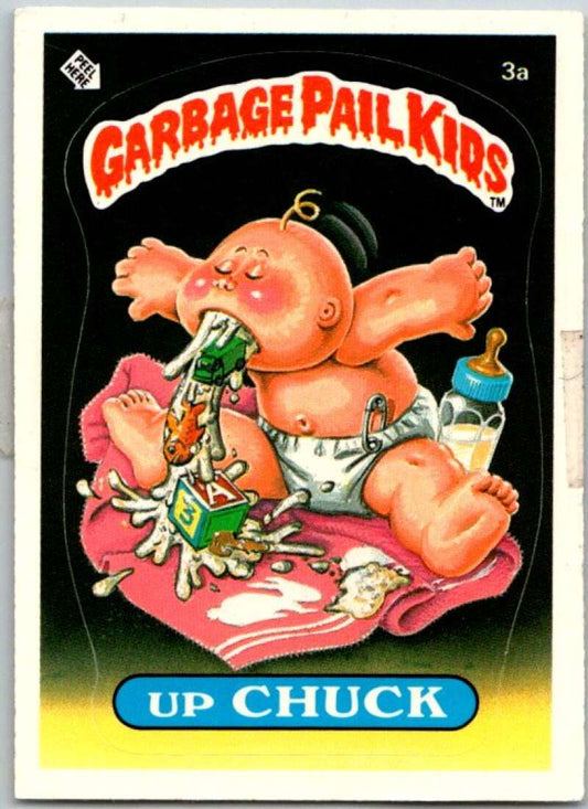 1985 Topps Garbage Pail Kids Series 1 #3a Up Chuck   V44272
