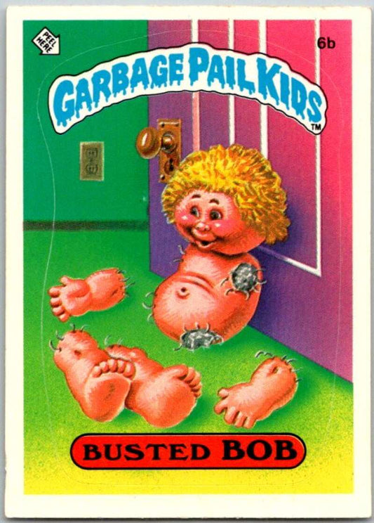 1985 Topps Garbage Pail Kids Series 1 #6b Busted Bob   V44315