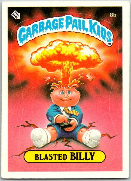 1985 Topps Garbage Pail Kids Series 1 #8b Adam Bomb   V44332