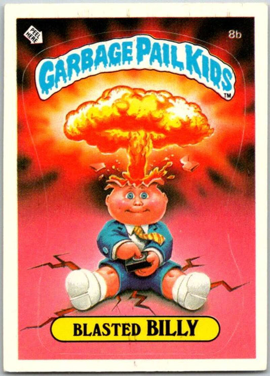 1985 Topps Garbage Pail Kids Series 1 #8b Adam Bomb   V44333
