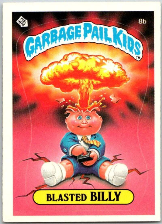 1985 Topps Garbage Pail Kids Series 1 #8b Adam Bomb   V44334