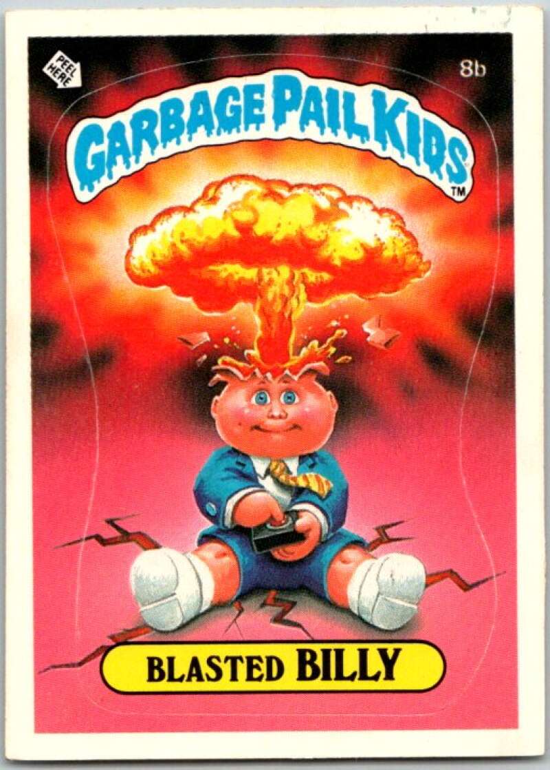 1985 Topps Garbage Pail Kids Series 1 #8b Adam Bomb   V44337