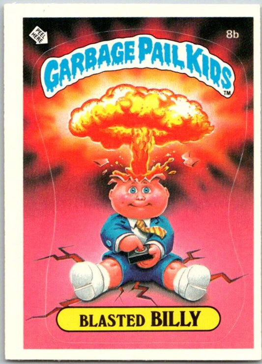 1985 Topps Garbage Pail Kids Series 1 #8b Adam Bomb   V44339