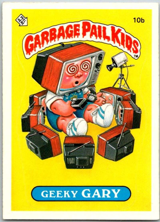 1985 Topps Garbage Pail Kids Series 1 #10b Geeky Gary   V44353