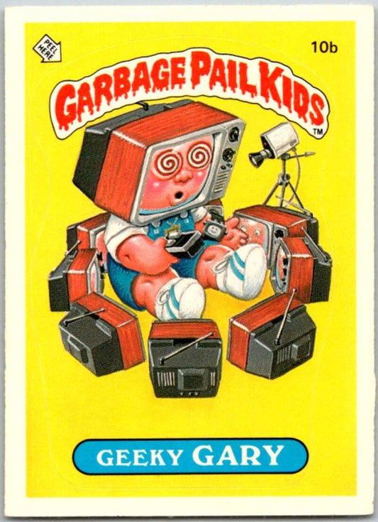 1985 Topps Garbage Pail Kids Series 1 #10b Geeky Gary   V44354