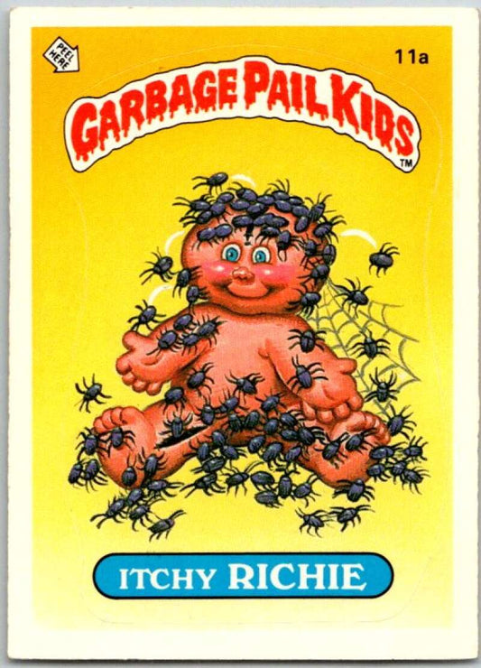 1985 Topps Garbage Pail Kids Series 1 #11a Itchy Richie   V44360