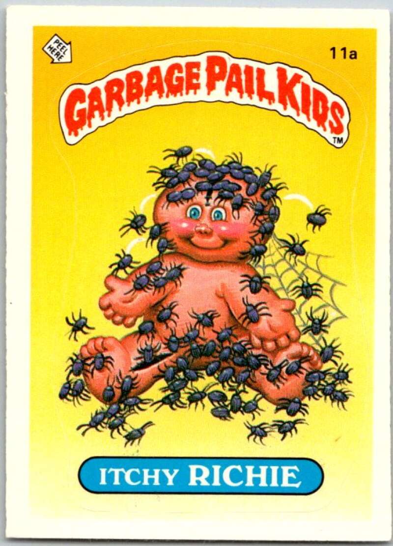 1985 Topps Garbage Pail Kids Series 1 #11a Itchy Richie   V44361