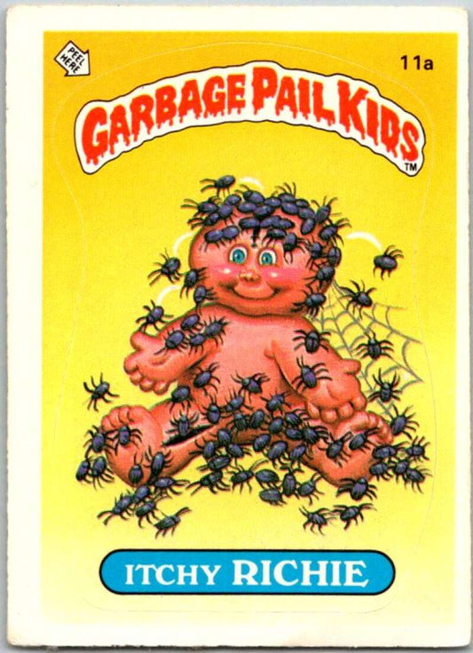 1985 Topps Garbage Pail Kids Series 1 #11a Itchy Richie   V44363