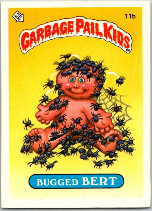 1985 Topps Garbage Pail Kids Series 1 #11b Bugged Bert   V44365