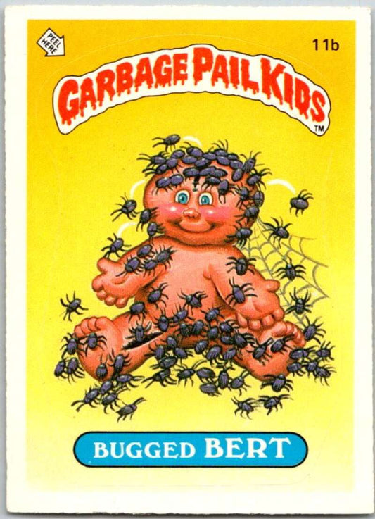 1985 Topps Garbage Pail Kids Series 1 #11b Bugged Bert   V44367