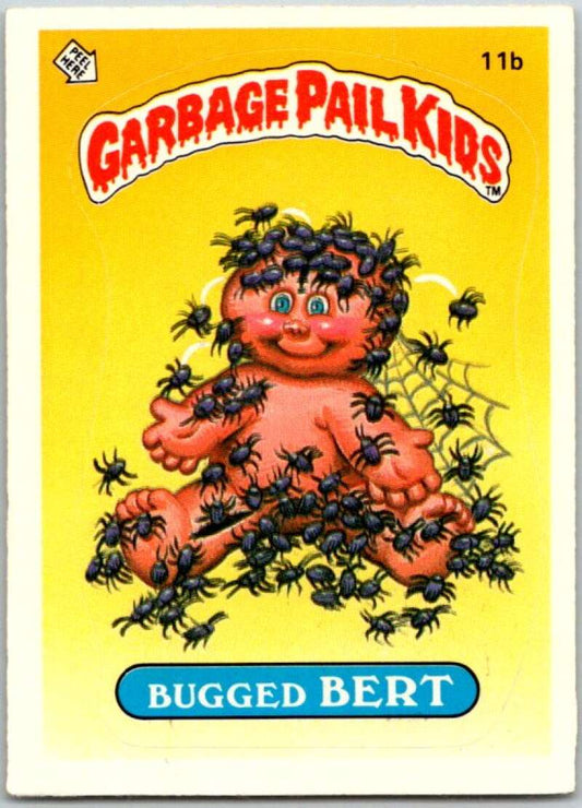 1985 Topps Garbage Pail Kids Series 1 #11b Bugged Bert   V44368