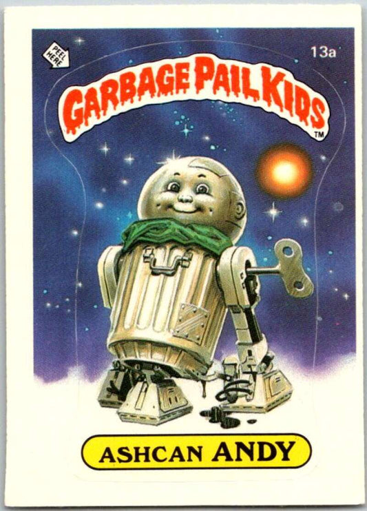 1985 Topps Garbage Pail Kids Series 1 #13a Ashcan Andy   V44380