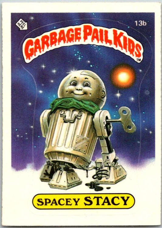 1985 Topps Garbage Pail Kids Series 1 #13b Spacey Stacy   V44384