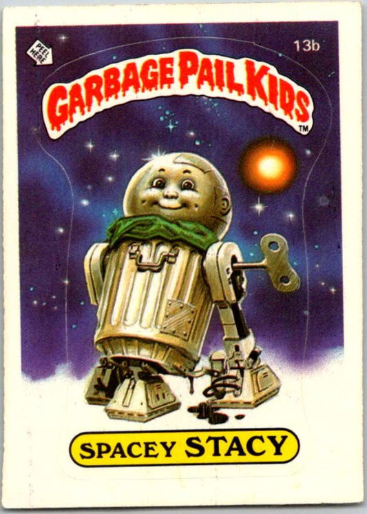 1985 Topps Garbage Pail Kids Series 1 #13b Spacey Stacy   V44385
