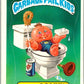 1985 Topps Garbage Pail Kids Series 1 #14a Potty Scotty   V44388