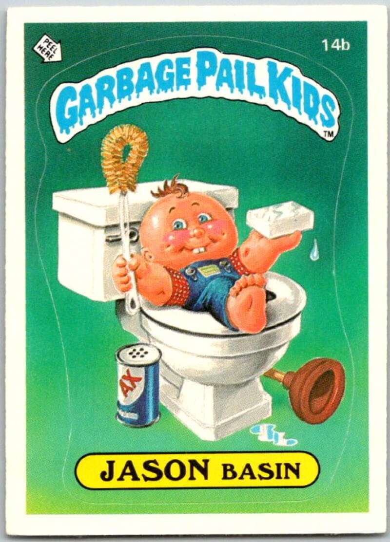 1985 Topps Garbage Pail Kids Series 1 #14b Jason Basin   V44397
