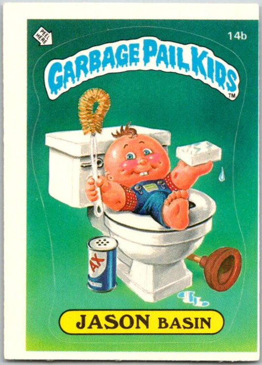 1985 Topps Garbage Pail Kids Series 1 #14b Jason Basin   V44398