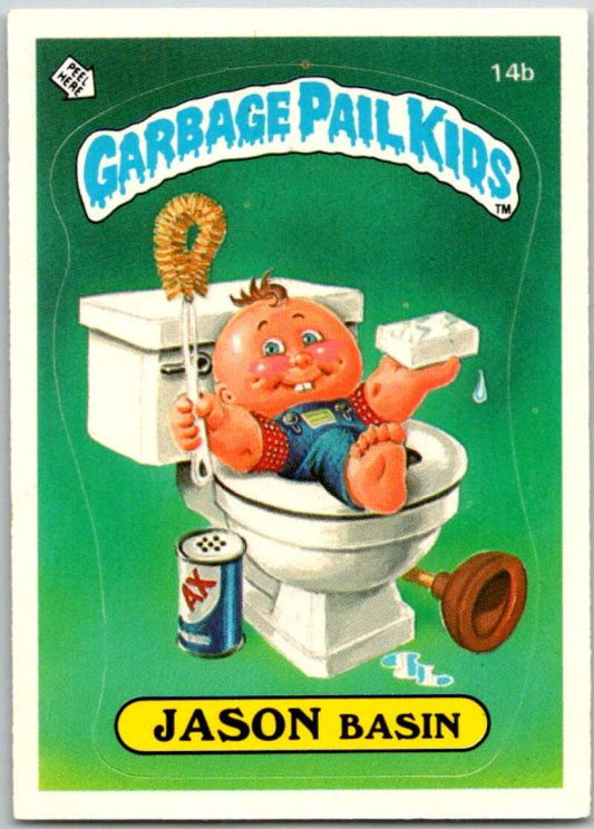 1985 Topps Garbage Pail Kids Series 1 #14b Jason Basin   V44399