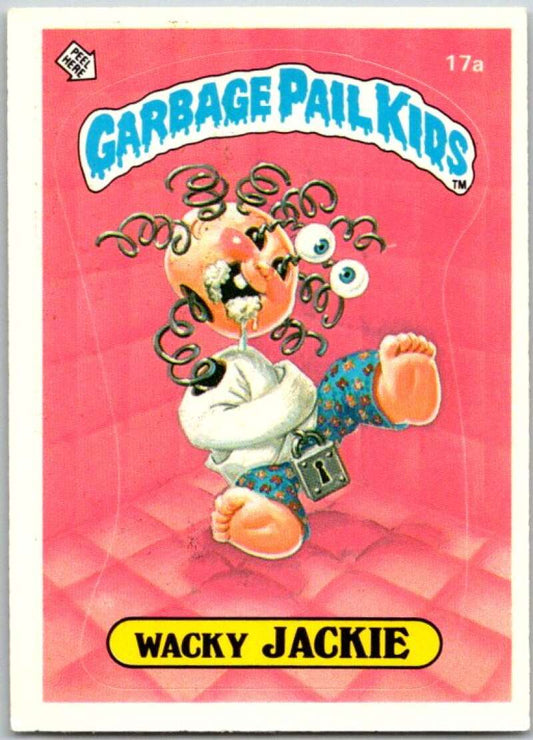 1985 Topps Garbage Pail Kids Series 1 #17a Wacky Jackie   V44421
