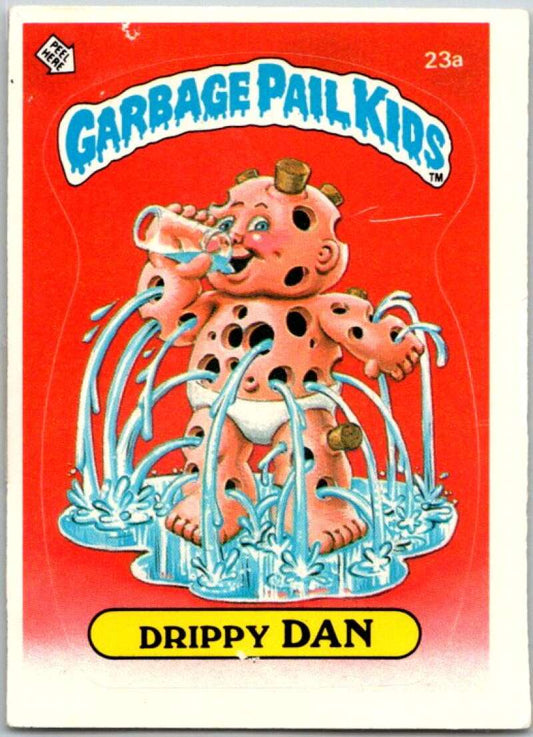1985 Topps Garbage Pail Kids Series 1 #23a Drippy Dan   V44471