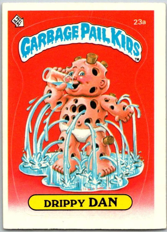 1985 Topps Garbage Pail Kids Series 1 #23a Drippy Dan   V44473