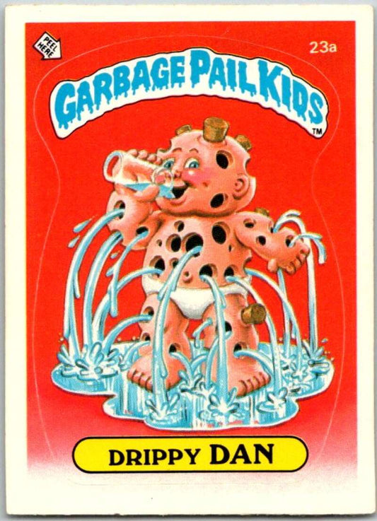 1985 Topps Garbage Pail Kids Series 1 #23a Drippy Dan   V44474