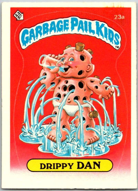 1985 Topps Garbage Pail Kids Series 1 #23a Drippy Dan   V44475