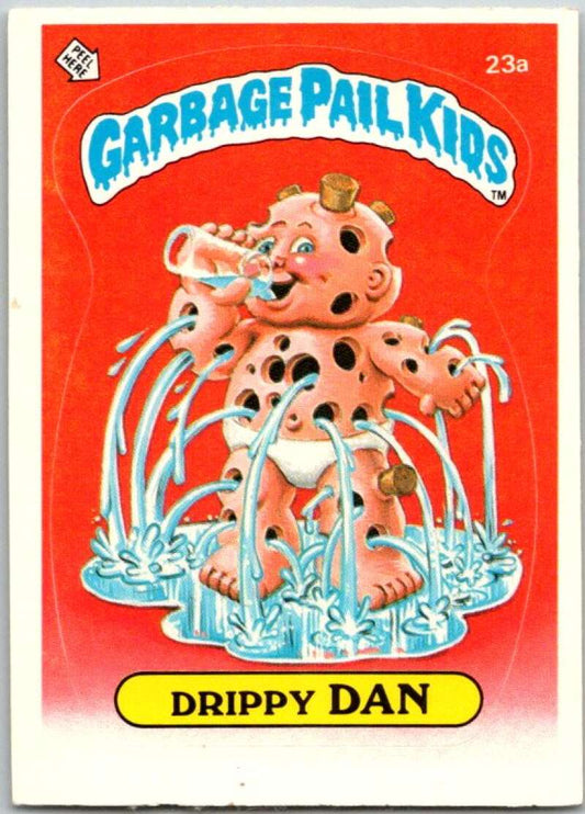 1985 Topps Garbage Pail Kids Series 1 #23a Drippy Dan   V44479