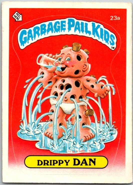 1985 Topps Garbage Pail Kids Series 1 #23a Drippy Dan   V44480